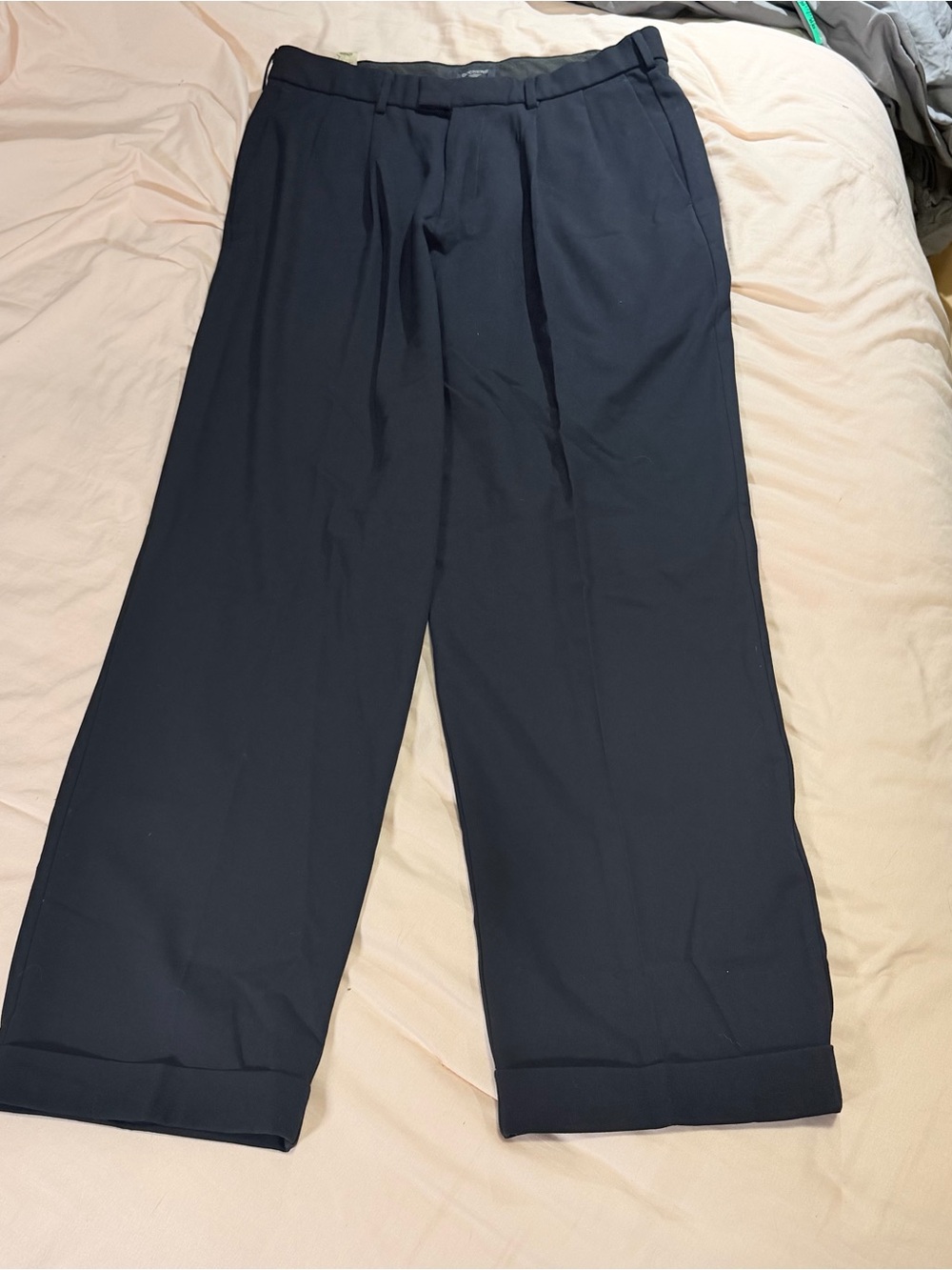 Dockers Navy Blue Relaxed Fit Trousers 32 30